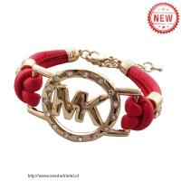 michael kors rhinestone logo rood accessoires Portemonnee Online m16w7655